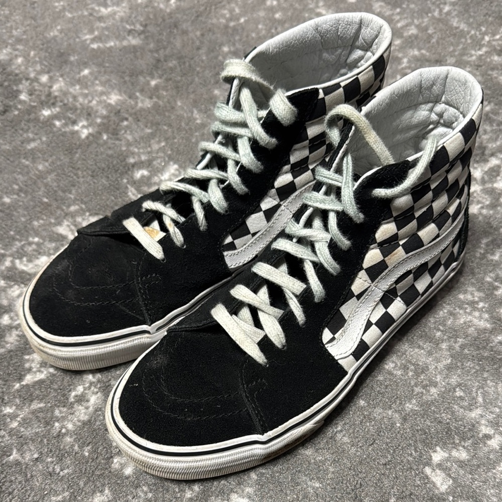 Vans Checkered Black and White Sneakers
